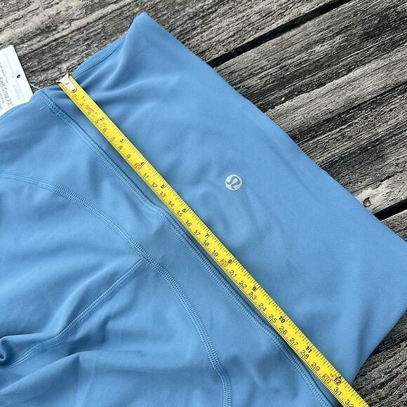 Lululemon Groove Super-High-Rise Crop 23" Nulu Utility Blue size 6 NWT - Picture 3 of 4